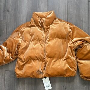 Fabletics Golden Brown Puffer Jacket
